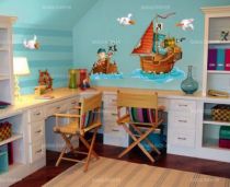 stickers bateau pirate