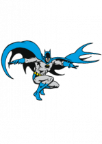 Stickers Batman chute