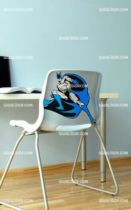 Stickers batman coup de pied