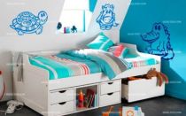 Stickers b�b� jungle crocodile