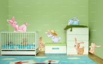 stickers lapins de ferme