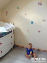 stickers bebe papillons