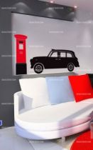 stickers boite lettres london