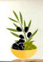 Stickers bol d\'olives