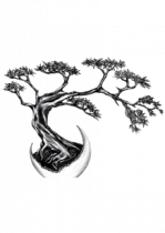 Stickers bonsa� asiatique