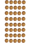 stickers boules en cuivre
