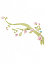 Stickers branche magique