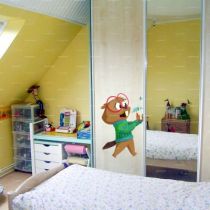 Le stickers bricoleur pour d�corer la chambre des enfants sur le th�me de la montagne