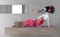 Stickers Brise enchant�e