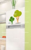 Stickers brocoli et cornet de glace