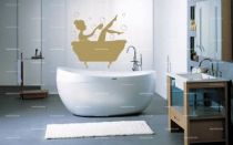 stickers femme bain