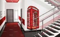 Stickers cabine t�l�phone Londres