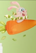 Stickers carotte fus�e