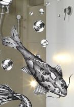 Stickers carpe asiatique