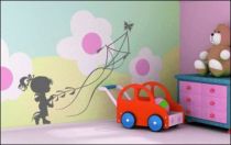 Le stickers cerf-volant pour d�corer une chambre d\'enfant