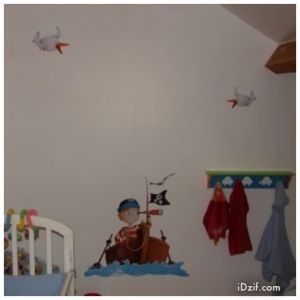 stickers chambre b�b� pirate