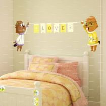 Le stickers chambre fille love pour d�corer la chambre des enfants sur le th�me de la montagne