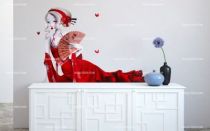 Stickers Charming red