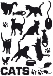 stickers animaux chats