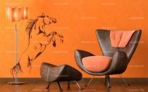 stickers muraux chevaux