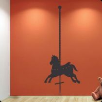 Stickers Cheval de bois