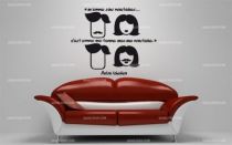 Stickers citation moustache