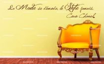 Stickers citation sur la mode