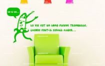 Stickers citation sur la vie