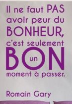 Stickers citation sur le bonheur