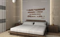 Stickers citation t�te de lit