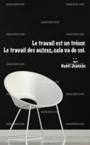 Stickers citation travail