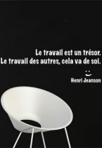 Stickers citation travail