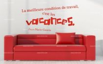 Stickers citation vacances