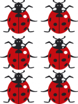 Stickers coccinelles