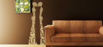 Le stickers couple Afrique pour d�corer l\'int�rieur