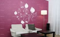 Stickers couple de fleur.