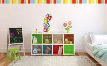 Stickers cubes pyramide