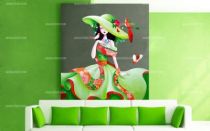 Stickers Dame nature