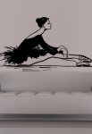 stickers muraux danseur