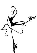 Stickers danseuse classique.