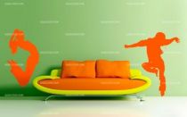 Stickers danseuse freestyle