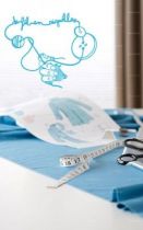 Stickers de fil en aiguille