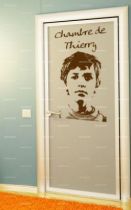 Stickers D�co Photo + texte personnalis� 60x40cm