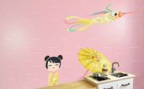 Stickers d�coratif Japon