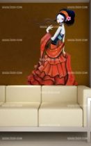 Stickers Delicate orange