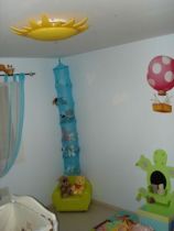 Stickers deux lapinous en montgolfi�re en vente sur iDzif.com