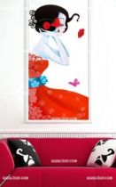 Stickers Doux coquelicot