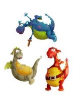 stickers dragons. Trois stickers dragons imprim�s sur adh�sif et d�coup�s � la forme.