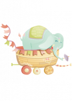 Stickers �l�phant du cirque sur site en ligne iDzif.com