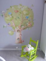 Stickers enfant arbre doux